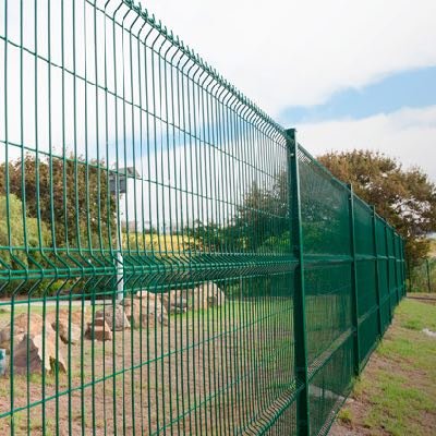 mesh panel fencing installed on a farm