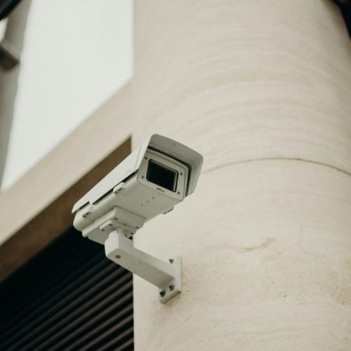 Cctv camera monitoring premises